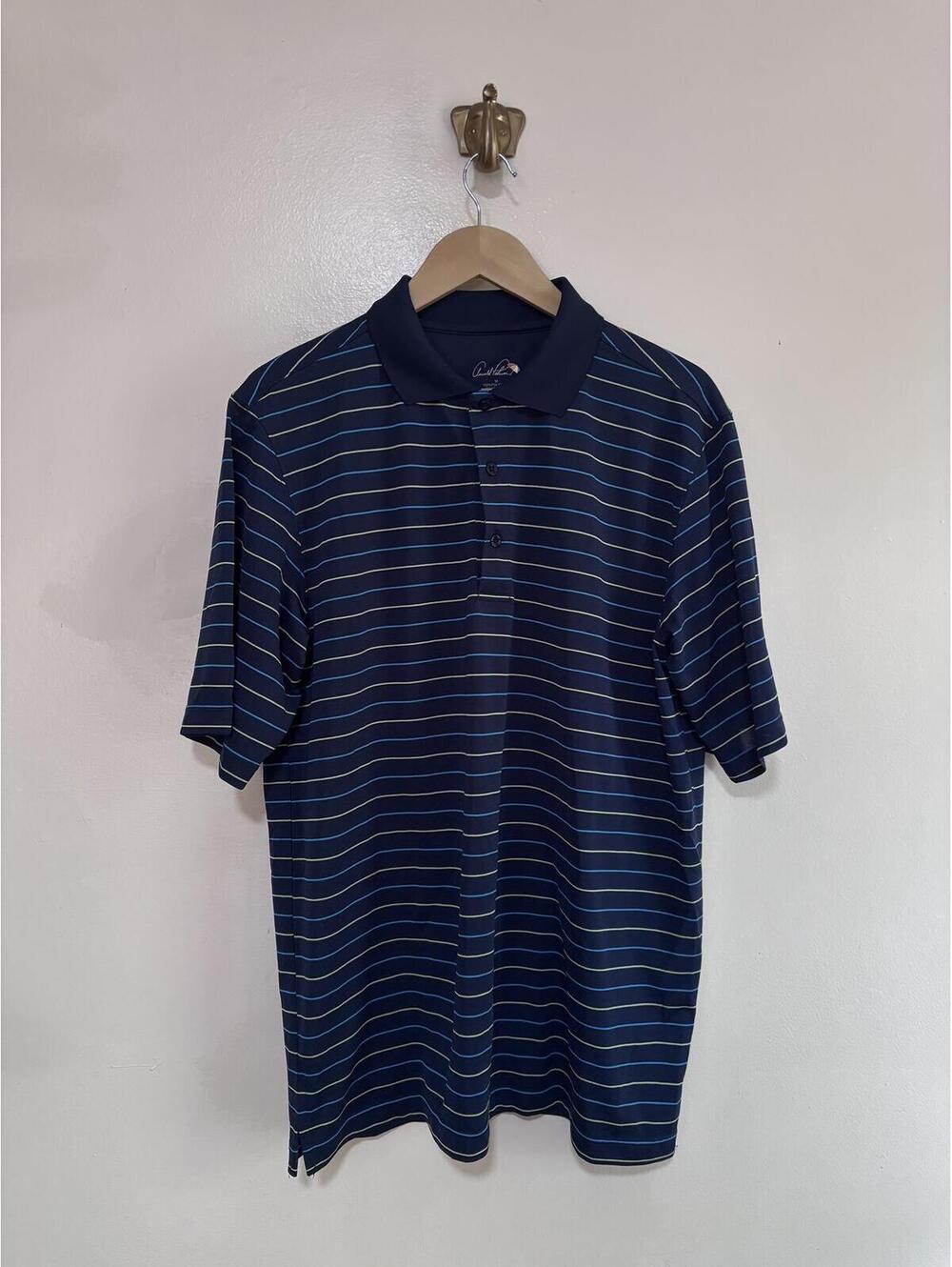Arnold Palmer Golf Polo in‎ Navy with Stripes